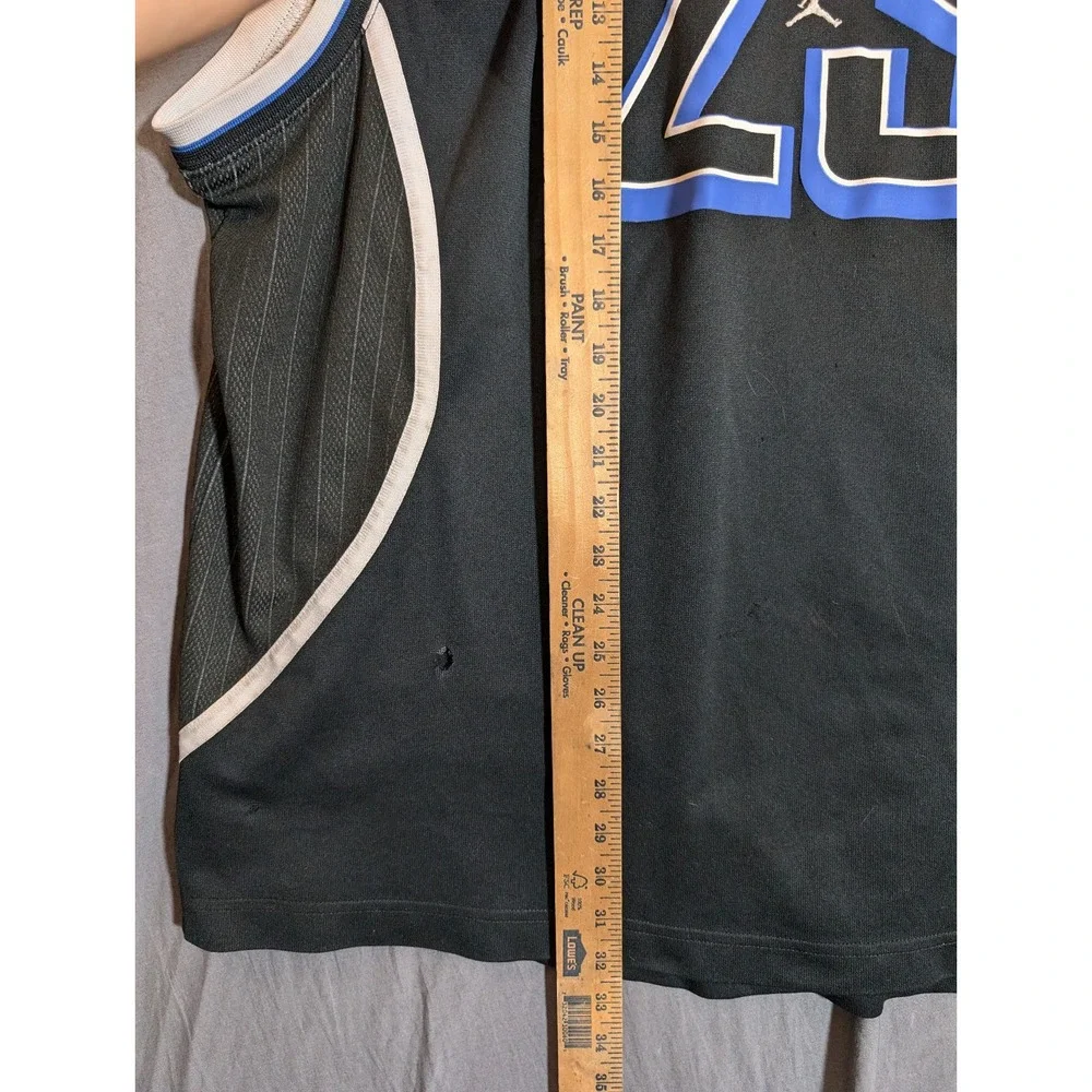 Vintage 2004 Air Jordan Black & White‎ Lining 23 Jersey Size XXL